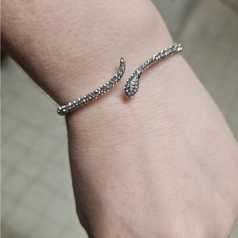 Neiman Marcus Silver Snake Bracelet